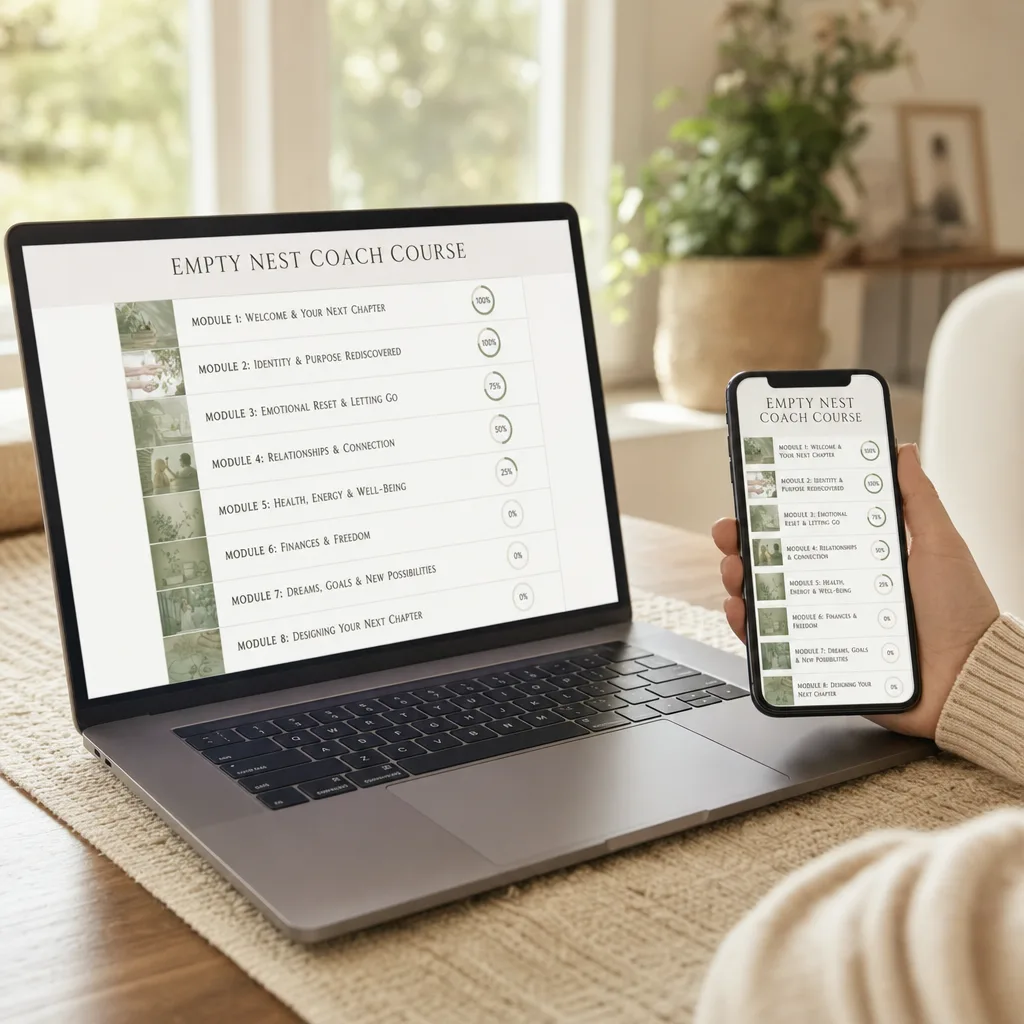 The complete course: 8 modules and 42 lessons in the Nova platform