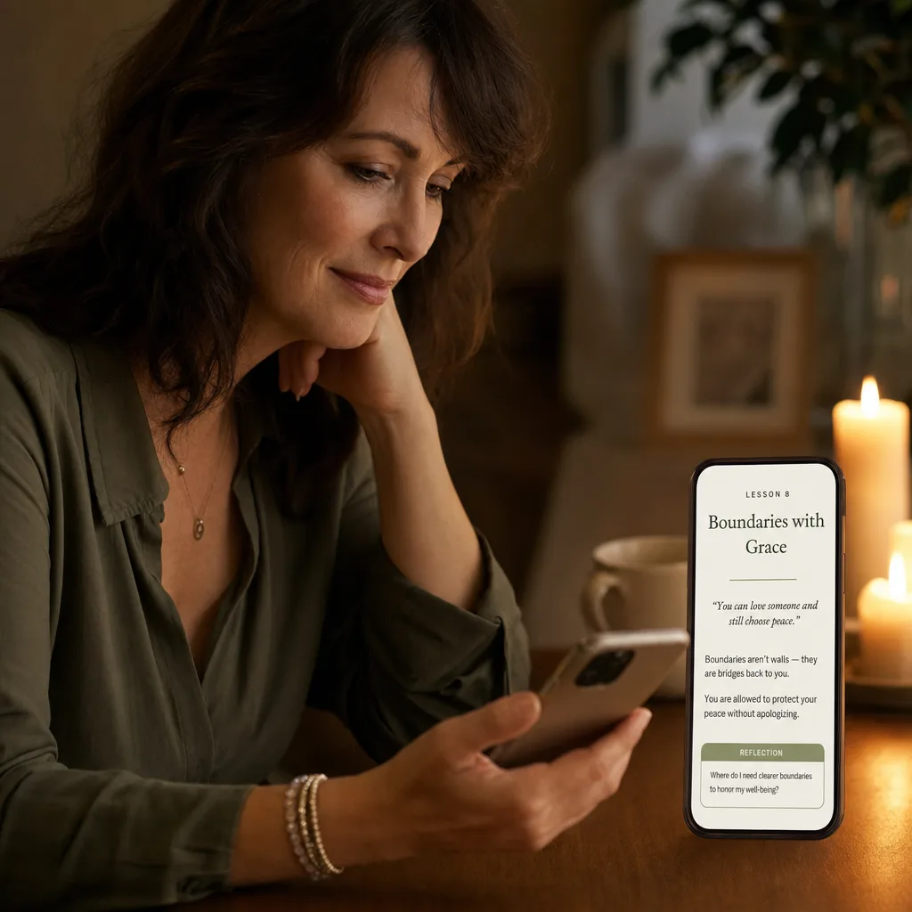 Read the lessons on your phone